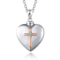Funki Findz | Cremation Urn Necklaces | Love Heart Cross Urn