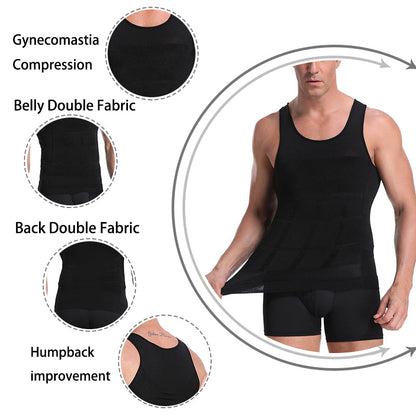 Funki Findz | Shapewear | Men Gynecomastia Compression Shirt