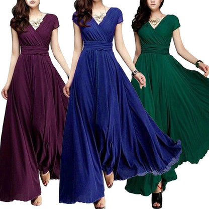 Funki Findz | Dresses | Women's High Waist Maxi Evening Dress