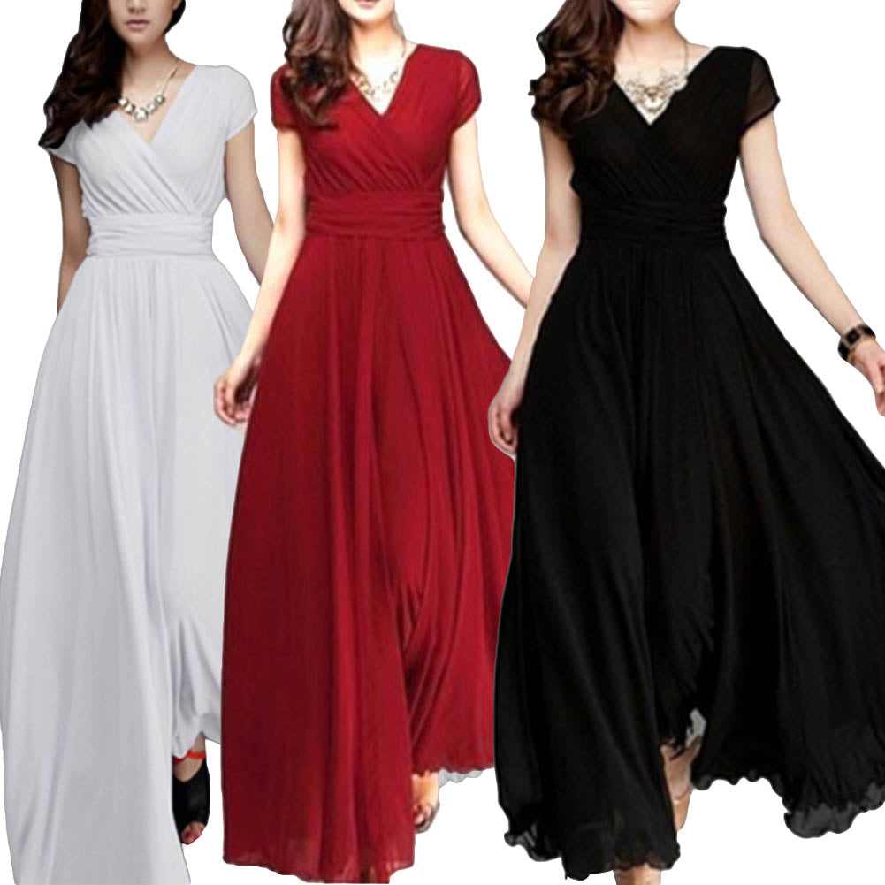 Funki Findz | Dresses | Women's High Waist Maxi Evening Dress
