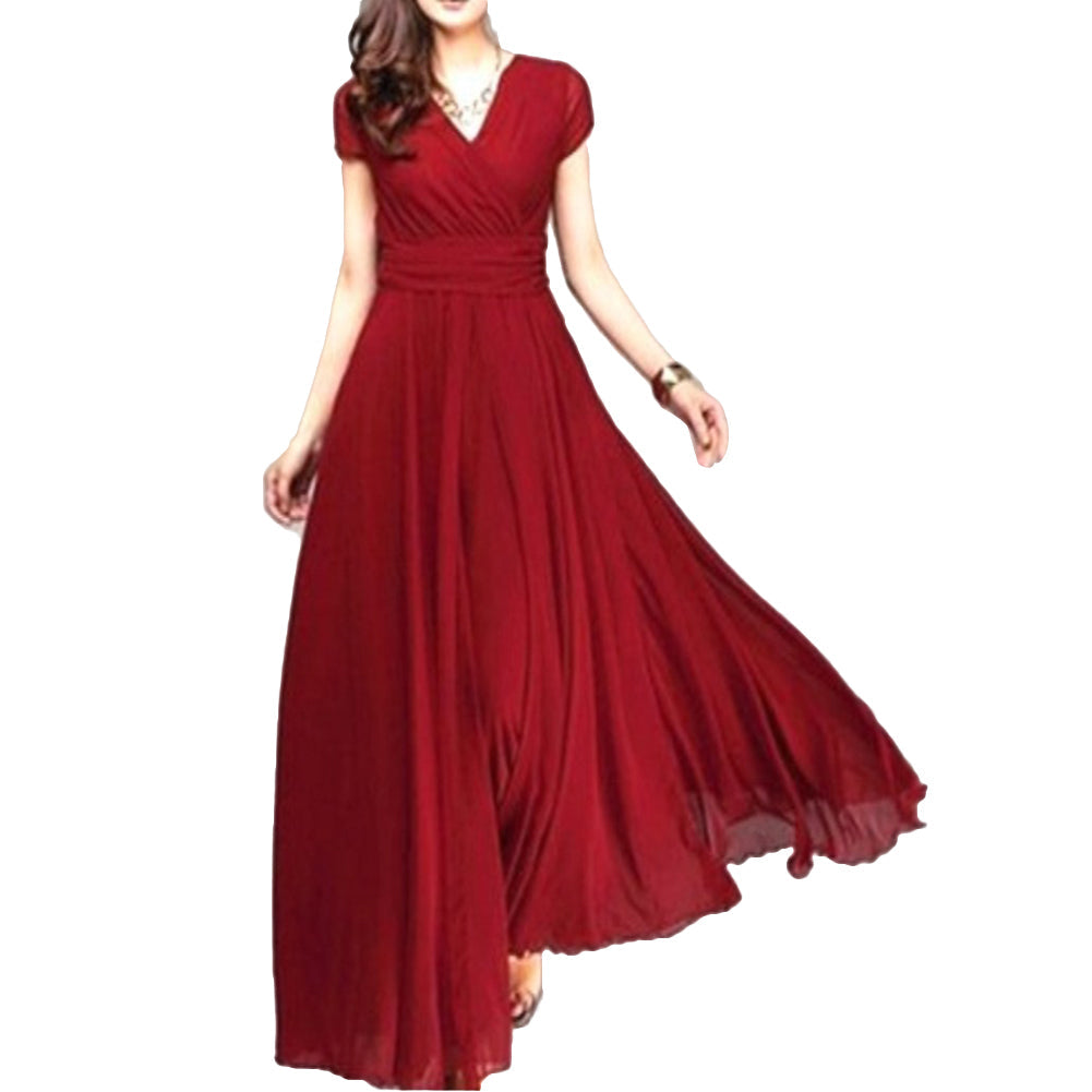 Funki Findz | Dresses | Women's High Waist Maxi Evening Dress