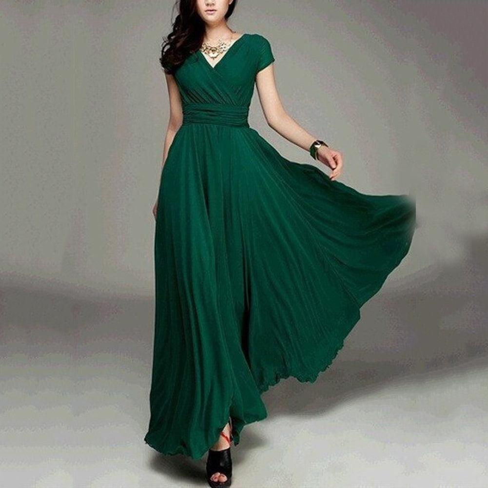 Funki Findz | Dresses | Women's High Waist Maxi Evening Dress