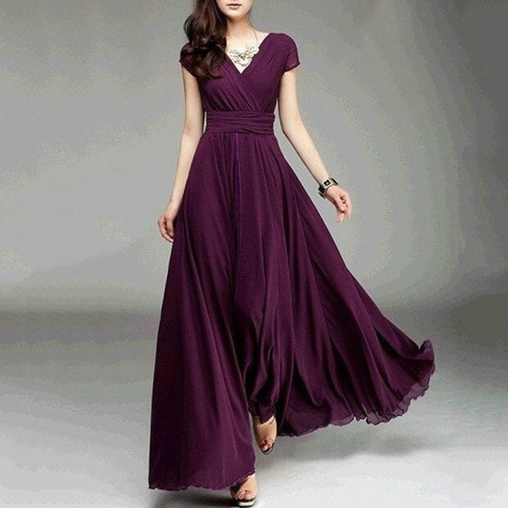 Funki Findz | Dresses | Women's High Waist Maxi Evening Dress