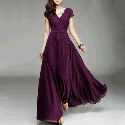 Funki Findz | Dresses | Women's High Waist Maxi Evening Dress