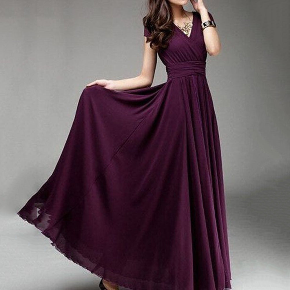 Funki Findz | Dresses | Women's High Waist Maxi Evening Dress