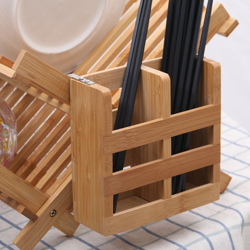 Funki Findz | Dish Racks | Bamboo Foldable Dish Drying Drainer