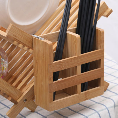 Funki Findz | Dish Racks | Bamboo Foldable Dish Drying Drainer