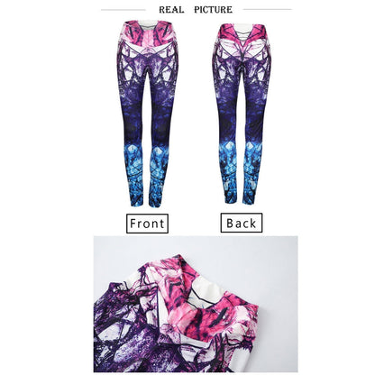 Funki Findz | Pants | Women's Geometric Workout Yoga Pants