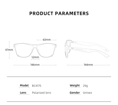 Funki Findz | Sunglasses | Unisex Designer Bamboo Sunglasses