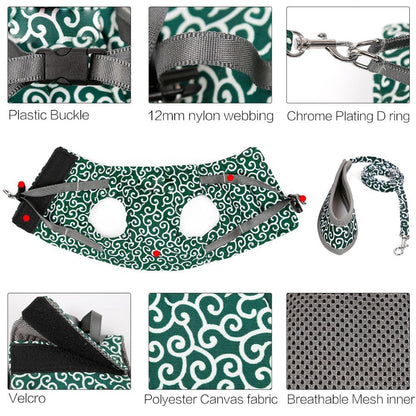 Funki Findz | Pet Harnesses | Cat Harness Walking Lead Vest Set