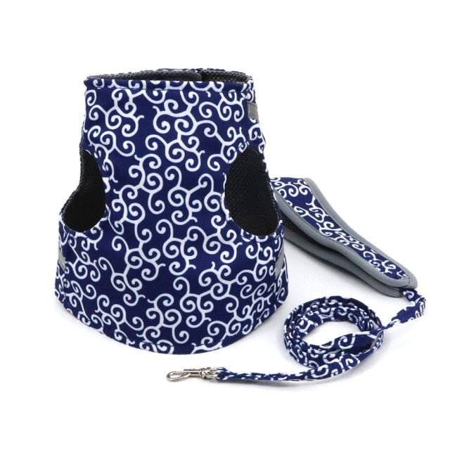 Funki Findz | Pet Harnesses | Cat Harness Walking Lead Vest Set