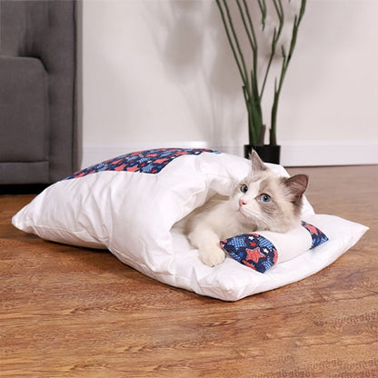 Funki Findz | Pet Beds | Cat Sleeping Bag | Japanese Patterned