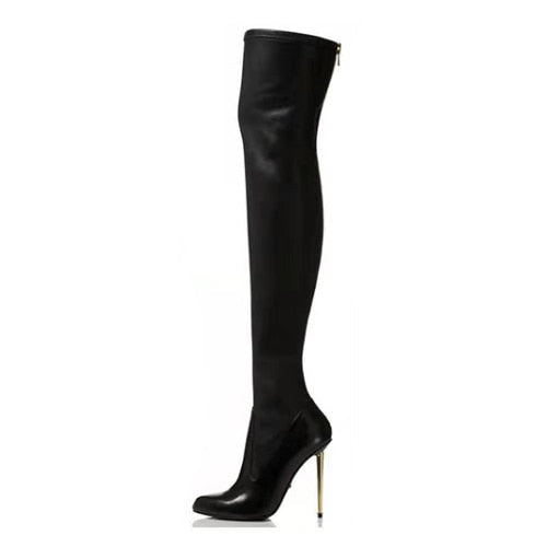 Funki Findz | Boots | Women's Above Knee High Stiletto Boots