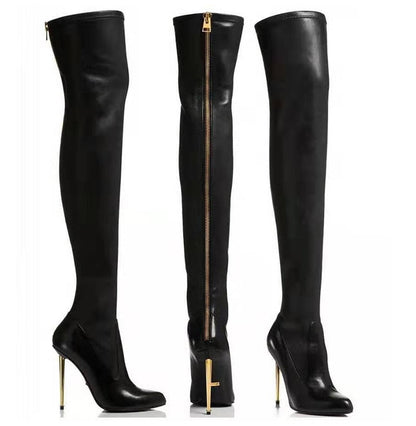 Funki Findz | Boots | Women's Above Knee High Stiletto Boots