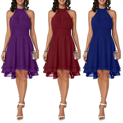 Funki Findz | Dresses | Women's Elegant Halter Evening Dress