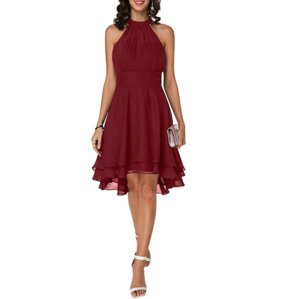 Funki Findz | Dresses | Women's Elegant Halter Evening Dress