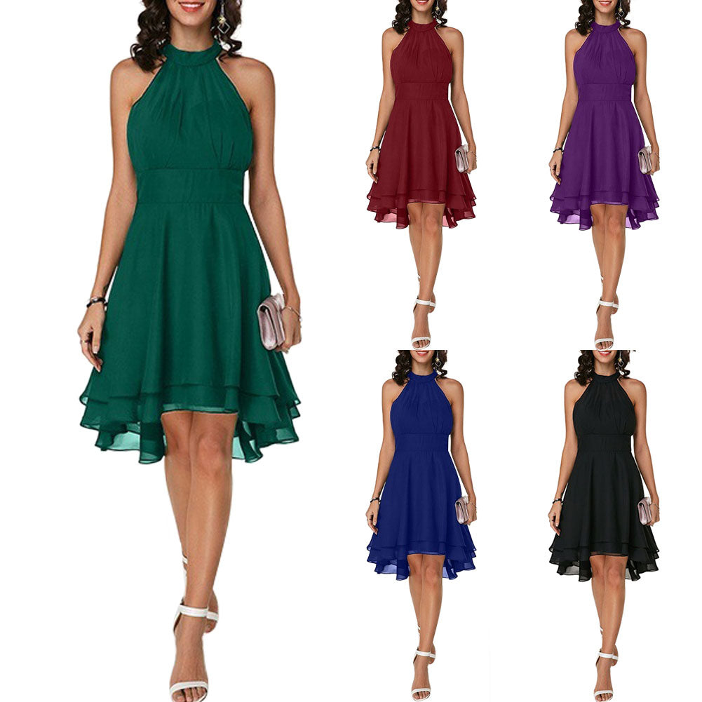 Funki Findz | Dresses | Women's Elegant Halter Evening Dress