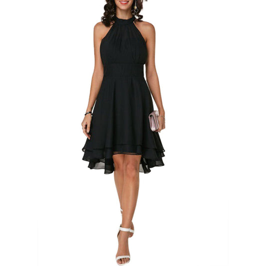 Funki Findz | Dresses | Women's Elegant Halter Evening Dress