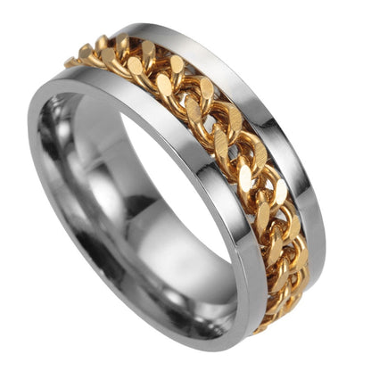 Funki Findz | Rings | Men's Moveable Ring | Stainless Steel Ring