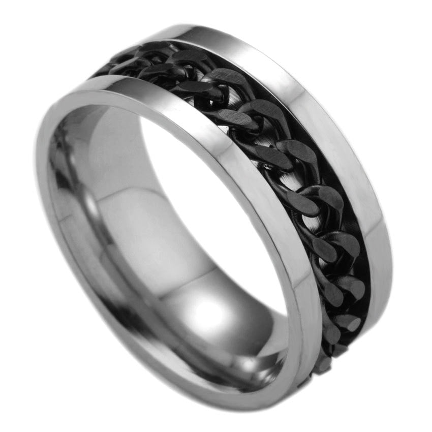 Funki Findz | Rings | Men's Moveable Ring | Stainless Steel Ring