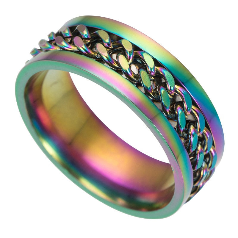 Funki Findz | Rings | Men's Moveable Ring | Stainless Steel Ring