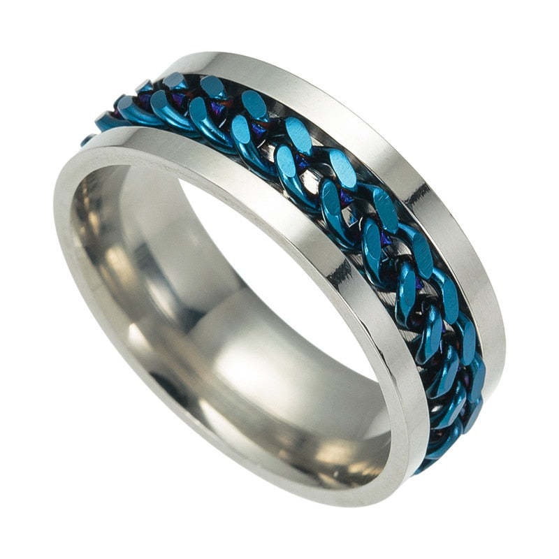 Funki Findz | Rings | Men's Moveable Ring | Stainless Steel Ring