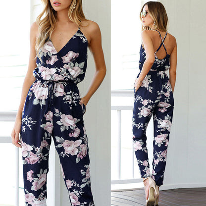 Funki Findz | Pants | Women's Jumpsuit | Floral Print Playsuit