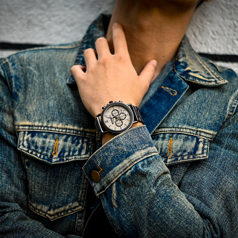 Funki Findz | Watches | Men's Luxury Wood Watch | Gift Box Set