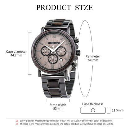 Funki Findz | Watches | Men's Luxury Wood Watch | Gift Box Set