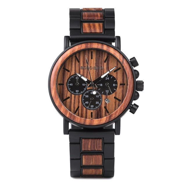 Funki Findz | Watches | Men's Luxury Wood Watch | Gift Box Set