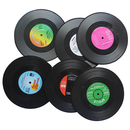 Funki Findz | Coasters | Vinyl Record Music Coaster 6 Pcs Set