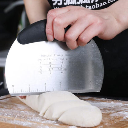 Funki Findz | Cooking Scrapers | Stainless Steel Dough Cutters