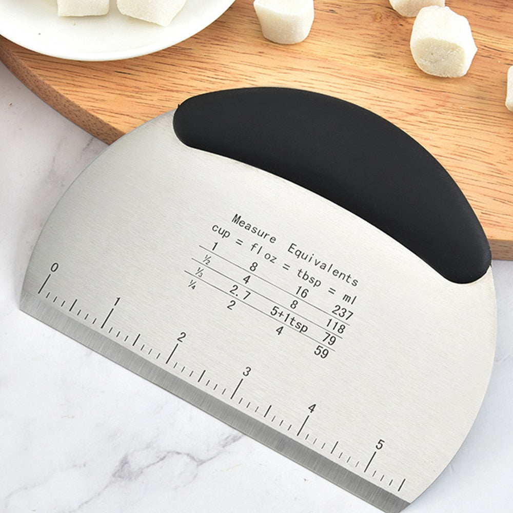 Funki Findz | Cooking Scrapers | Stainless Steel Dough Cutters
