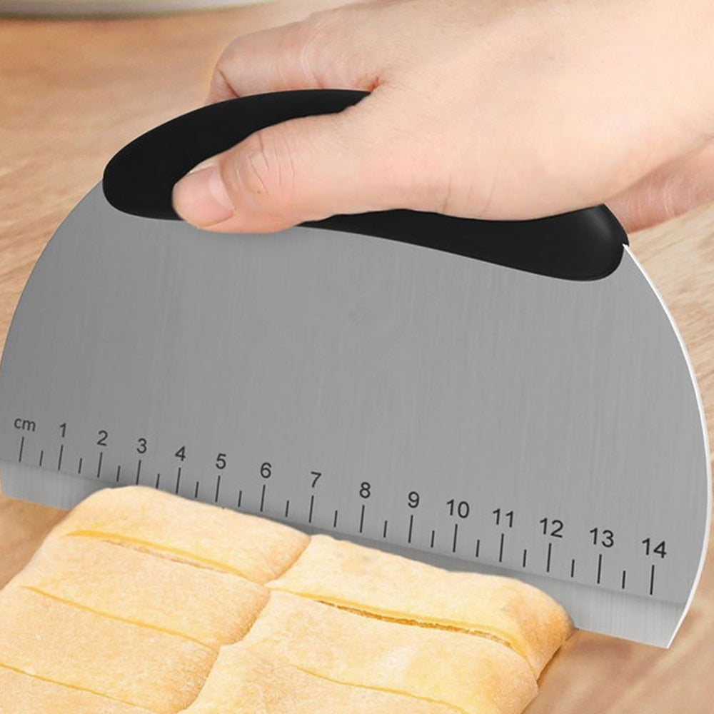 Funki Findz | Cooking Scrapers | Stainless Steel Dough Cutters