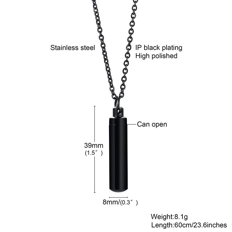Funki Findz | Cremation Urn Necklaces | Unisex Openable Urns