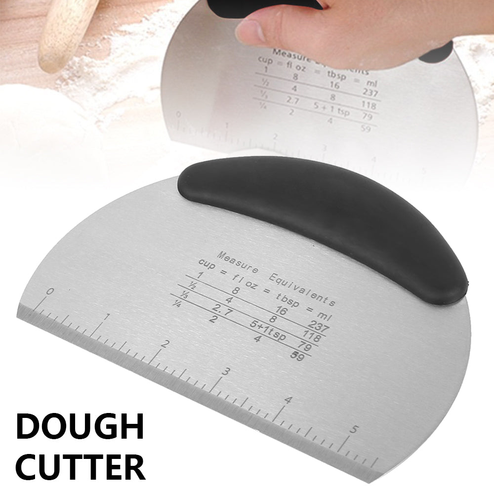 Funki Findz | Cooking Scrapers | Stainless Steel Dough Cutters