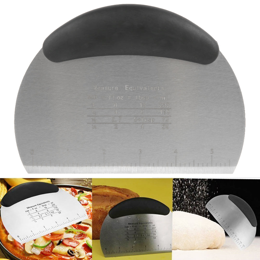 Funki Findz | Cooking Scrapers | Stainless Steel Dough Cutters