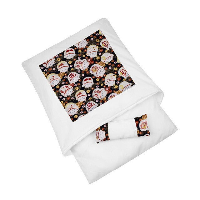 Funki Findz | Pet Beds | Cat Sleeping Bag | Japanese Cat Bed