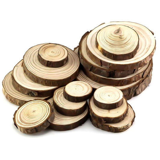 Funki Findz | Coasters | Natural Pine Unfinished Wood Coasters