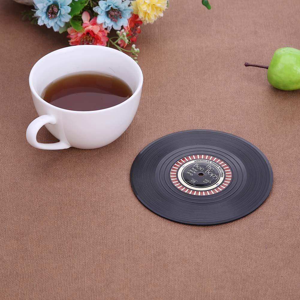 Funki Findz | Coasters | Vinyl Record Coaster Drink Mat 6 Pcs Set