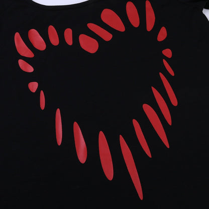 Funki Findz | Shirts | Women's Love Heart Printed Plus Size Shirt