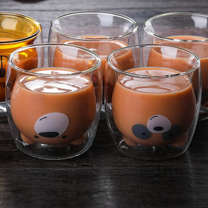 Funki Findz | Glasses | Cute Novelty Bear Glasses Set 2 Pcs