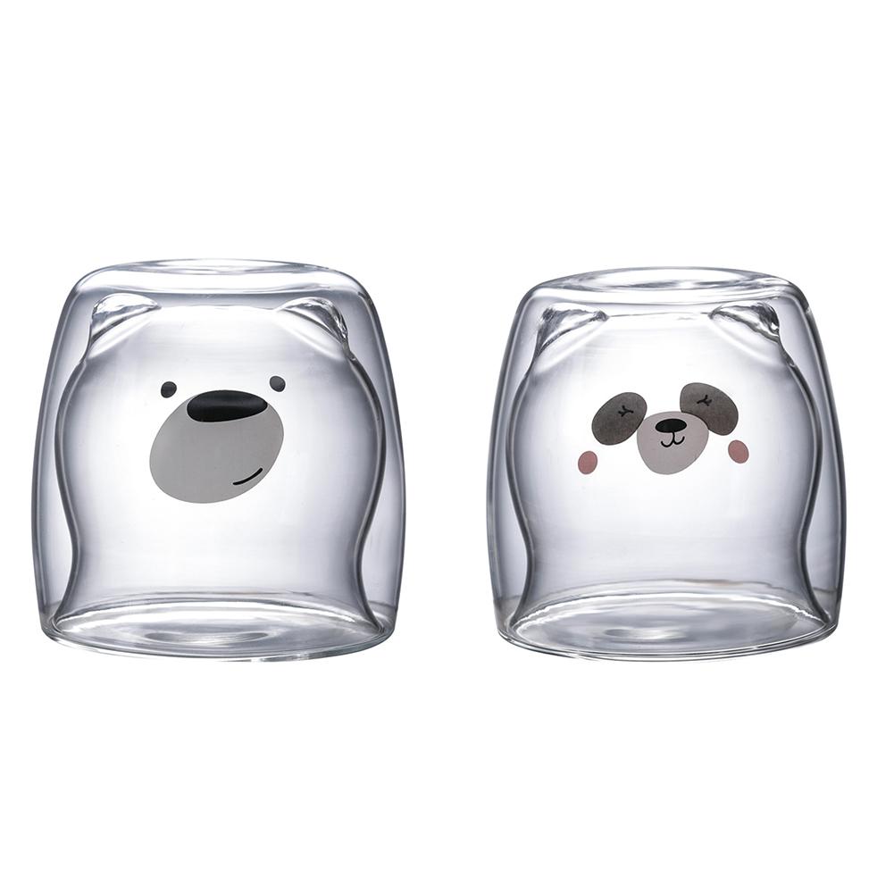 Funki Findz | Glasses | Cute Novelty Bear Glasses Set 2 Pcs
