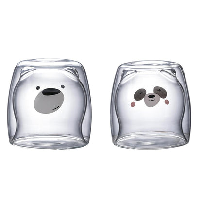 Funki Findz | Glasses | Cute Novelty Bear Glasses Set 2 Pcs