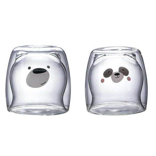 Funki Findz | Glasses | Cute Novelty Bear Glasses Set 2 Pcs