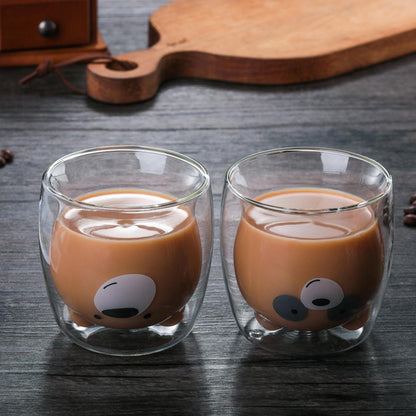 Funki Findz | Glasses | Cute Novelty Bear Glasses Set 2 Pcs