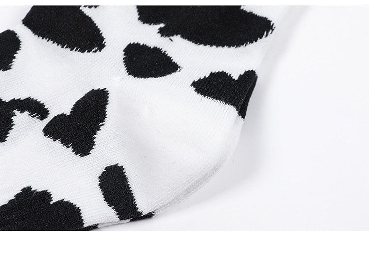 Funki Findz | Socks | Unisex Novelty Socks | Cow Print Stripes