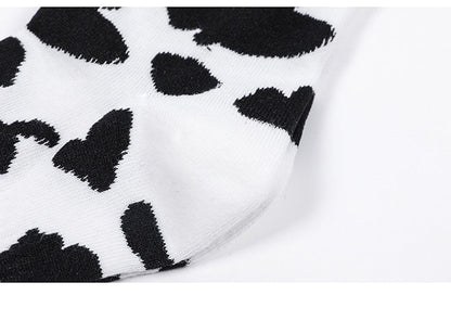 Funki Findz | Socks | Unisex Novelty Socks | Cow Print Stripes