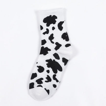 Funki Findz | Socks | Unisex Novelty Socks | Cow Print Stripes