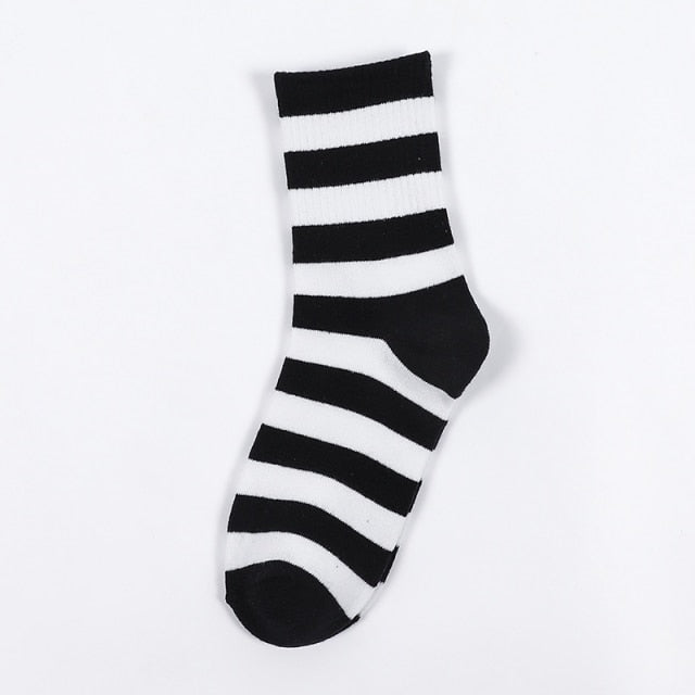 Funki Findz | Socks | Unisex Novelty Socks | Cow Print Stripes